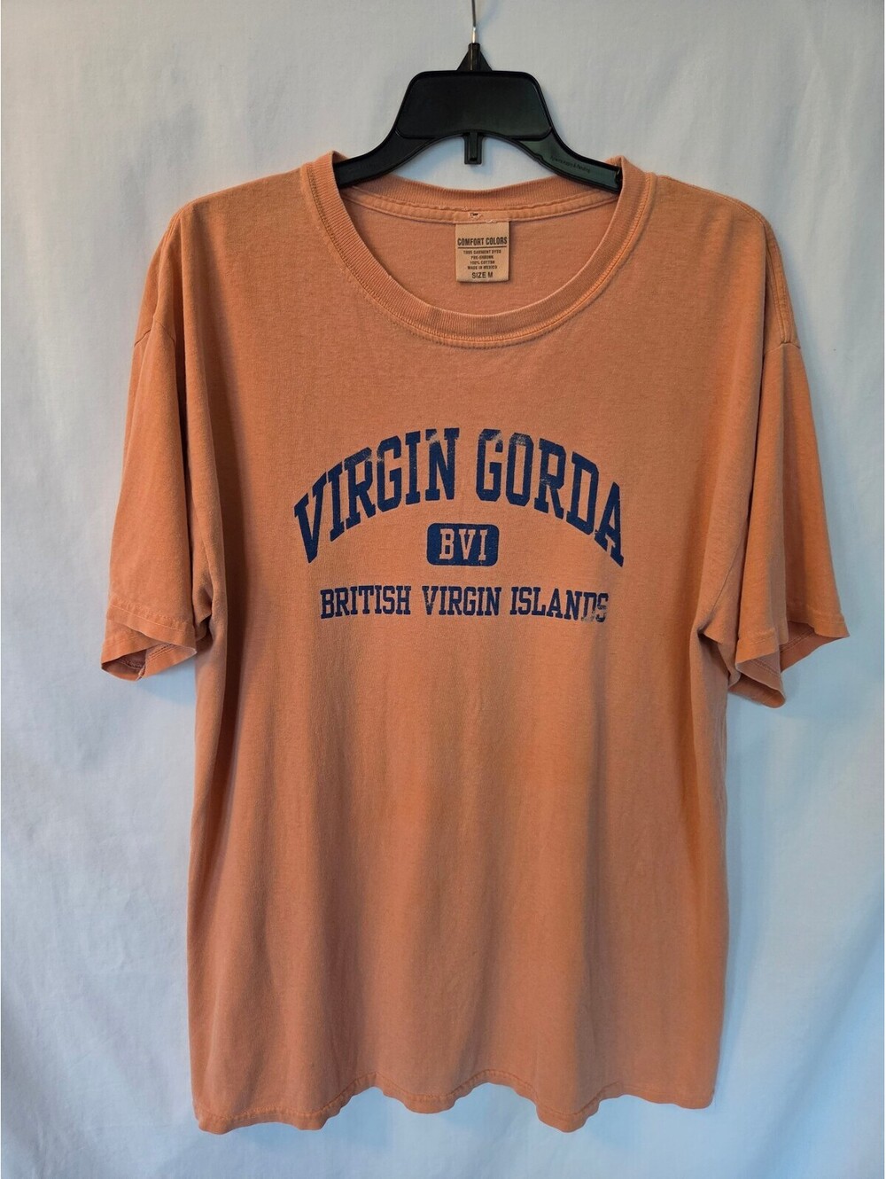 Comfort Colors Virgin Gorda British Virgin Islands T-Shirt Size M